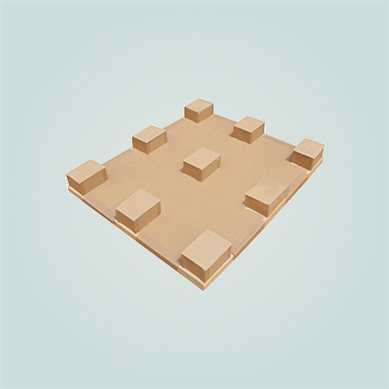 四面叉九腳紙托盤